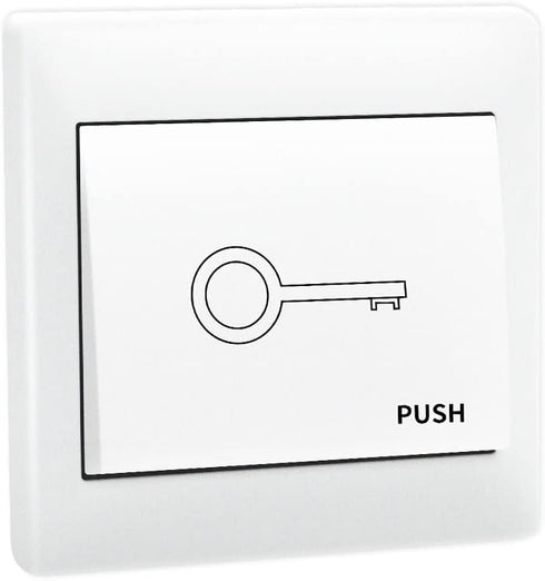 TOPENS TC147 Wall Push Button Flush Mounted Not Waterproof Wired Release Switch for Automatic Gate Opener, Door Access Control System, Momentary C...