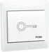TOPENS TC147 Wall Push Button Flush Mounted Not Waterproof Wired Release Switch for Automatic Gate Opener, Door Access Control System, Momentary C...