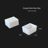 100Pcs White Plastic Empty Watercolor Half Pans – 2ML Capacity, Refillable Paint Pans for DIY Solid Watercolors, Gouache – Fits Metal Watercolor T...