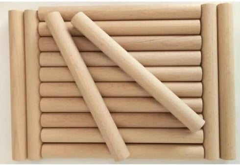 Premium Wooden Rhythm Sticks for Kids - Set of 8 Musical Sticks for Music Education and Creative Expression - Lummi Sticks Musical Instruments Ide...