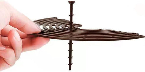Plant Pot Grid Flower Pot Cover Plant Plant Flower Protector Diameter 11.8" (Brown)...