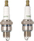TORCH E6RTC Spark Plug Replace for NGK BPR6HS Spark Plug, for BOSCH WR7BC Spark Plug, for CHAMPION RL82YC Spark Plug, for DENSO IWF20 W20FPR-U Spa...