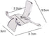 10 Pieces Acrylic Display Holders Acrylic Triangle Display Holder Easel Display Stands Plastic Display Easel Stands Mini Collection Stand Display(...