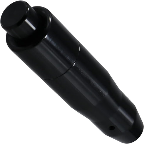 Car Automatic Shift Knob with Push Button Aluminum Alloy Polished Metal Driving Gear Lever Shifter Knobs Transmission Handle Stick Black...
