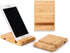 Cell Phone Stand for Desk Wood, Wooden Mobile Phone Holder, Portable Desktop Smartphone Stand, Universal Cell Phone Holder......