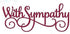 with Sympathy Words Cutting Dies,DIY Scrapbooking Artist Metal Cutting Dies Stencils for DIY Scrapbooking Paper Cards Making Decorative Crafts Sup...