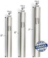 A&S Mezuzot Mezuza Aluminum Waterproof Case Peel & Stick Easy Installation Home Blessing (Silver, 5inch)...