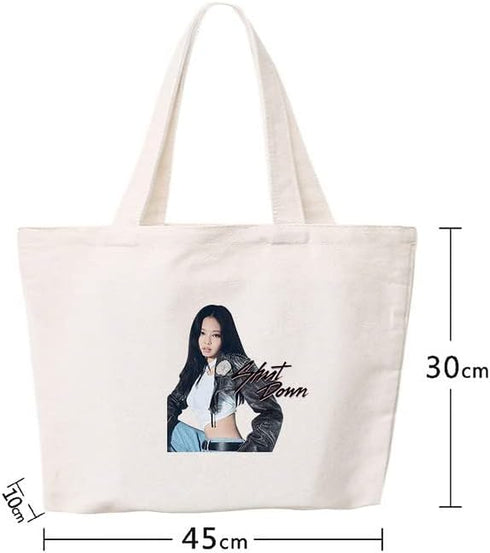 Kpop Merchandise Canvas Shoulder Bag, Hobo Crossbody Handbag Casual Tote for Women Gifts?i?...