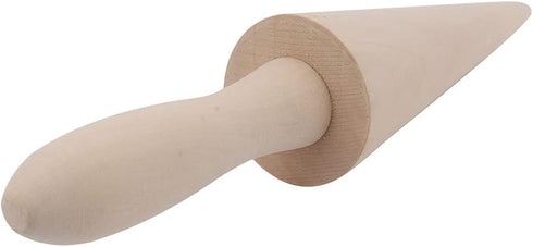 Ice Cream Cone, Wooden Waffle Cone Roller Waffle Roller Pastry Roll Cake DIY Cooking Kitchen Tool Decorating Baking Accessory...