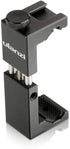 ULANZI ST-02S Aluminum Phone Tripod Mount w Cold Shoe Mount, Support Vertical and Horizontal, Universal Metal Adjustable Clamp for iPhone 12 11 Pr...