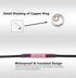 Heat Shrink Wire Connectors - 128PCS Solder Seal Wire Connectors Insulated Waterproof Wire Terminals Electrical Butt Splice Butt Connectors for Ma...