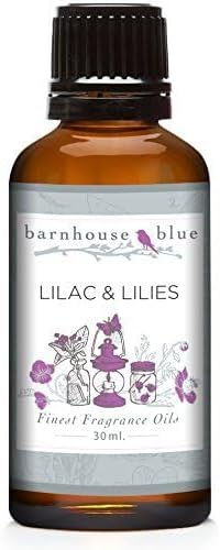 Barnhouse Blue Lilac & Lilies Premium Grade Fragrance Oils - for Candle, Soap Making, & More - 30ML...