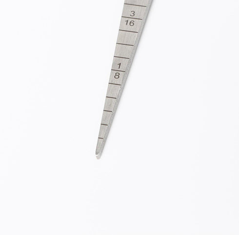1-15mm/1/32-5/8 Stainless Taper Welding Gauge Test Ulnar Welder Inspection Inch & Metric for Measuring of Cylindrical Bores...