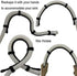 Universal Adjustable Shape Drain Hose Guide Assembly for Kitchen Sink Laundry Tub Washing Machine Discharge Hose Clip Hose Holder Fits All Drain H...