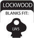 Lucky Line Key Shapes, Home, House Key Blank, LW, 1 Key (B105L)...