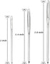 Hekisn Large-Eye Blunt Needles, 12 Pieces Pro Quality Stainless Steel Yarn Knitting Needles, Sewing Needles, Crafting Knitting Weaving Stringing N...