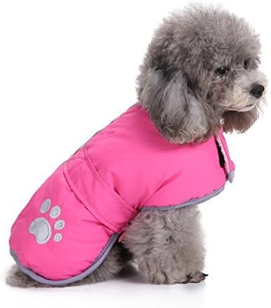 Pet Dog Two Sides Reflective Wear Fashion Autumn and Winter Warm Coat Cotton-Padded Dowan Jacket Clothing...