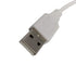 3pcs Extension Cable USB to DC Cable - 5V USB 2.0 Port Male to DC 5V Male 5.5mm x 2.5mm Power Cord White 100cm(3.3ft)...