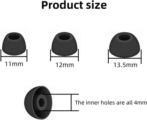 Earbud Replacement Tips Silicone Eartips Compatible with Samsung Galaxy Buds 2 Pro Headphones Earbud Cap Ear Bud Tips 6 Pair S/M/L......