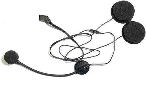 Motorcycle Bluetooth Headset E1 2 Riders Wireless Dirt Bike Helmet Intercom with CVC Noise Cancellation Stereo Music IPX6 Waterproof for Half/Open...