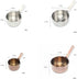 Handle Sauce Pan, Mini Sauce Pan with Hanging Hole, Handle Sauce Pot Multi-purpose Corrosion-resistant 304 Stainless Steel Measuring Cups for Cook...