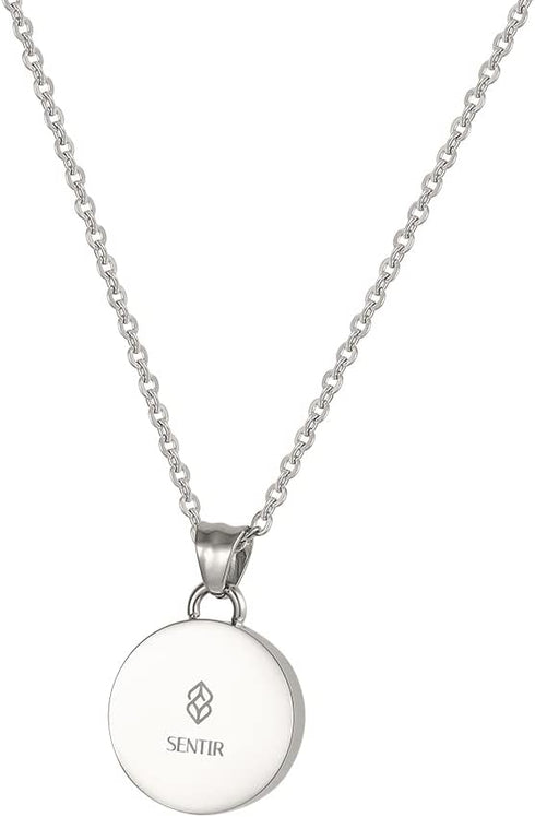 Sentir Essential Oil Necklace Diffuser - Patented Metal Aroma Diffuser Necklace Pendant, Infused Essential Oil Necklaces for Women, Perfume Scent ...