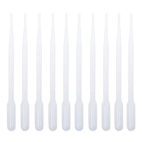100Pcs Transfer Graduated Pipettes, 3ml Liquid Dropper, Plastic Eye Dropper Set, Clear Dropping Pipettes for Science and Lab, Essential Oils...