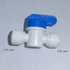 (White tubing 5 meters) - 10 pcs 1cm Quick Connect Push In to Connect Water Purifiers Tube Fittings for RO Water Reverse Osmosis System+5 metres(1...