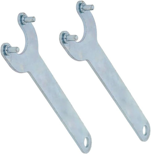 Utoolmart 2Pcs Angle Grinder Wrench, Iron Lock Nut 2 Prong Zinc Plating Finish Spanner for Dewalt Milwaukee Makita Black & Decker Ryobi...
