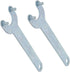 Utoolmart 2Pcs Angle Grinder Wrench, Iron Lock Nut 2 Prong Zinc Plating Finish Spanner for Dewalt Milwaukee Makita Black & Decker Ryobi...