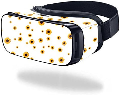 MightySkins Skin Compatible with Samsung Gear VR (Original) wrap Cover Sticker Skins Sunflower Shower......