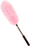Lambs Wool Extendable Household Cleaning Duster 64" Wall Duster Cleaner with Stainless Steel Long Handle and Extension Pole for Cleaning High Ceil...