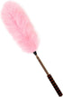 Lambs Wool Extendable Household Cleaning Duster 64" Wall Duster Cleaner with Stainless Steel Long Handle and Extension Pole for Cleaning High Ceil...