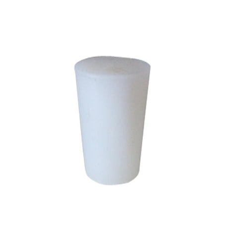 Solid Silicone Stopper, Size #0 - Pack of 20...
