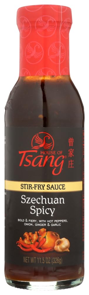 House of Tsang Szechuan Spicy Sauce 11.5oz Bottles, Pack of 3...