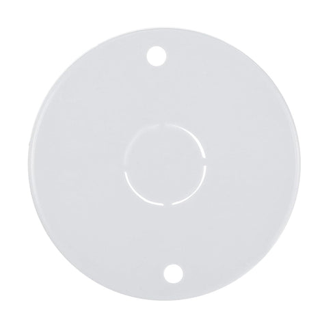 MECCANIXITY PVC Conduit Lid Round Junction Box Cover 4.5mm Hole Dia Waterproof for Conduit Box Pack of 20...
