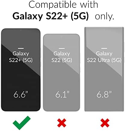 Crave Galaxy S22+ Slim Guard Case, Shockproof Navy Bumper for 6.6" Samsung S22 Plus...
