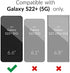 Crave Galaxy S22+ Slim Guard Case, Shockproof Navy Bumper for 6.6" Samsung S22 Plus...