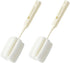 2Pcs Long Handle Bottle Brush Cleaner Flexible Reusable Bottle Cleaning Brush for Cups Mugs Water Bottles Wine Glasses Baby Bottles...