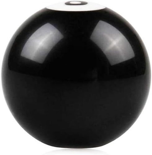 Black 8 Ball Billiard Round Shift Knob Manual Gear Shift Knob Shifter with 3 Adapters fit for Most Manual Transmission or Automatic Transmission W...