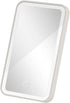 Car Sunshade Mirror Clip Vanity Mirror, Car Sun Visor Makeup Mirror Surround LED Lights Touch Screen Plug and Play with Back Clip, Universal for C...