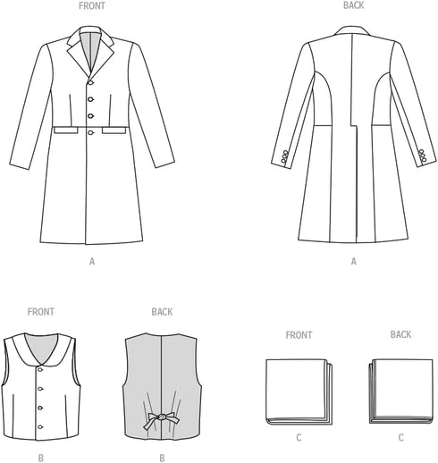 McCall's Men's Old West Sheriff Costume Sewing Pattern Packet, Design Code M8400, Sizes 34-36-38-40-42...