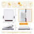 Goodv Child Proof Window Sliding Door Lock 2 Grey Packs (Suit for Working Space Over 0.42in and Under 1.18in) Security Your Baby Safe and Protect ...