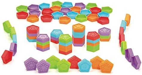 University Games | Stakz, Match-Stack-Win! The Tile-Laying Family Strategy Game for 2 to 4 Players, Ages 6 and Up from (01843)...