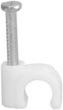 100 Pack White Ethernet / RG59 / 6mm Nail in Cable Clips...
