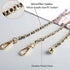 BEAULEGAN Thin Purse Chain Strap Adjustable - Replacement for Small Shoulder Crossbody Bag, 51 Inches Long Black...