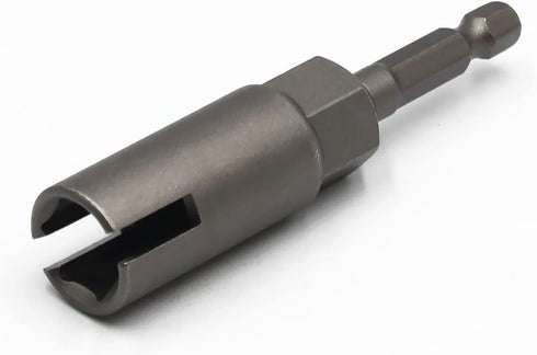 1PCS Deep Power Wing Nut Driver, 1/4" Hex Shank Slot Wing Nut Drill Bit Socket Wrenches Tool for Panel Nuts Screws Eye Q Hanger C Hook Bolt...
