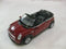 Mini Cooper S Convertible In Maroon Diecast 1:28 Scale By Kinsmart...