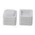 Weighing Dishes 100pcs Plastic New White Square Dish Laboratory Equipment 7ml Weigh Boat Set Measuring Storing Powders Liquids...