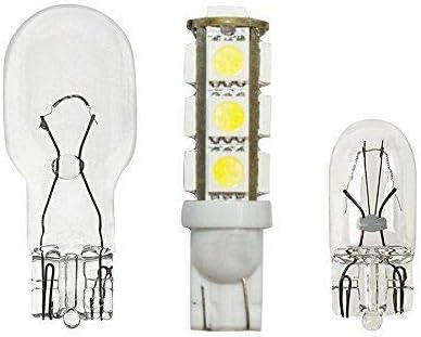 Sago 10 Pack, Wedge T10-T5 1w Bulb 360deg LED Extra bright for Malibu 12v Dc Landscape Light-13 SMD- pure White...
